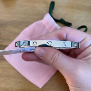 Kate Spade Silver Bracelet with CZ Stones